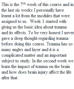 Week 7 Discussion _Trauma Among Correctional population